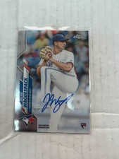 Jacob Waguespack 2020 Chrome Rookie Auto Base Card #RA-JW