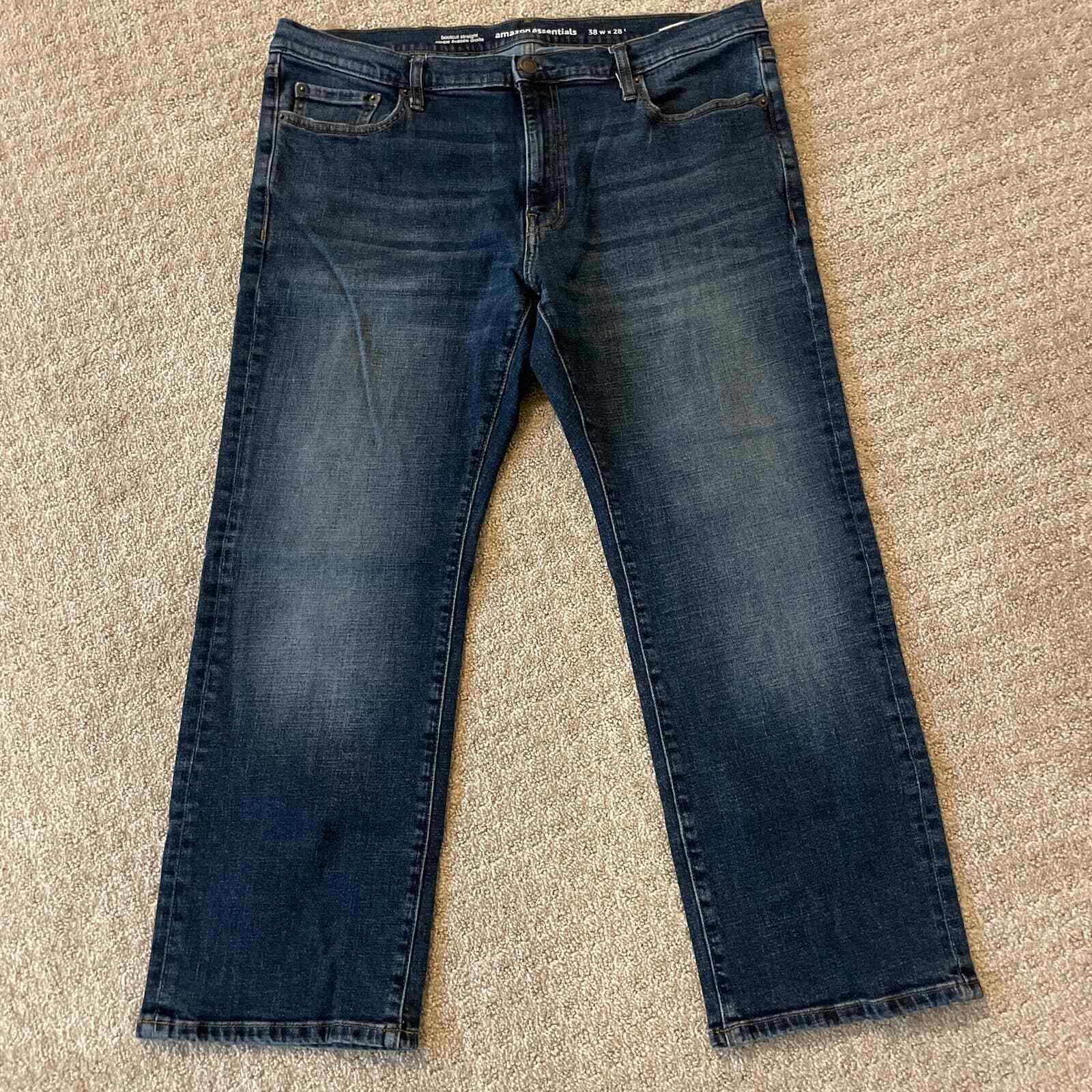 Amazon essentials Medium Denim Wash Bootcut Strai… - image 1