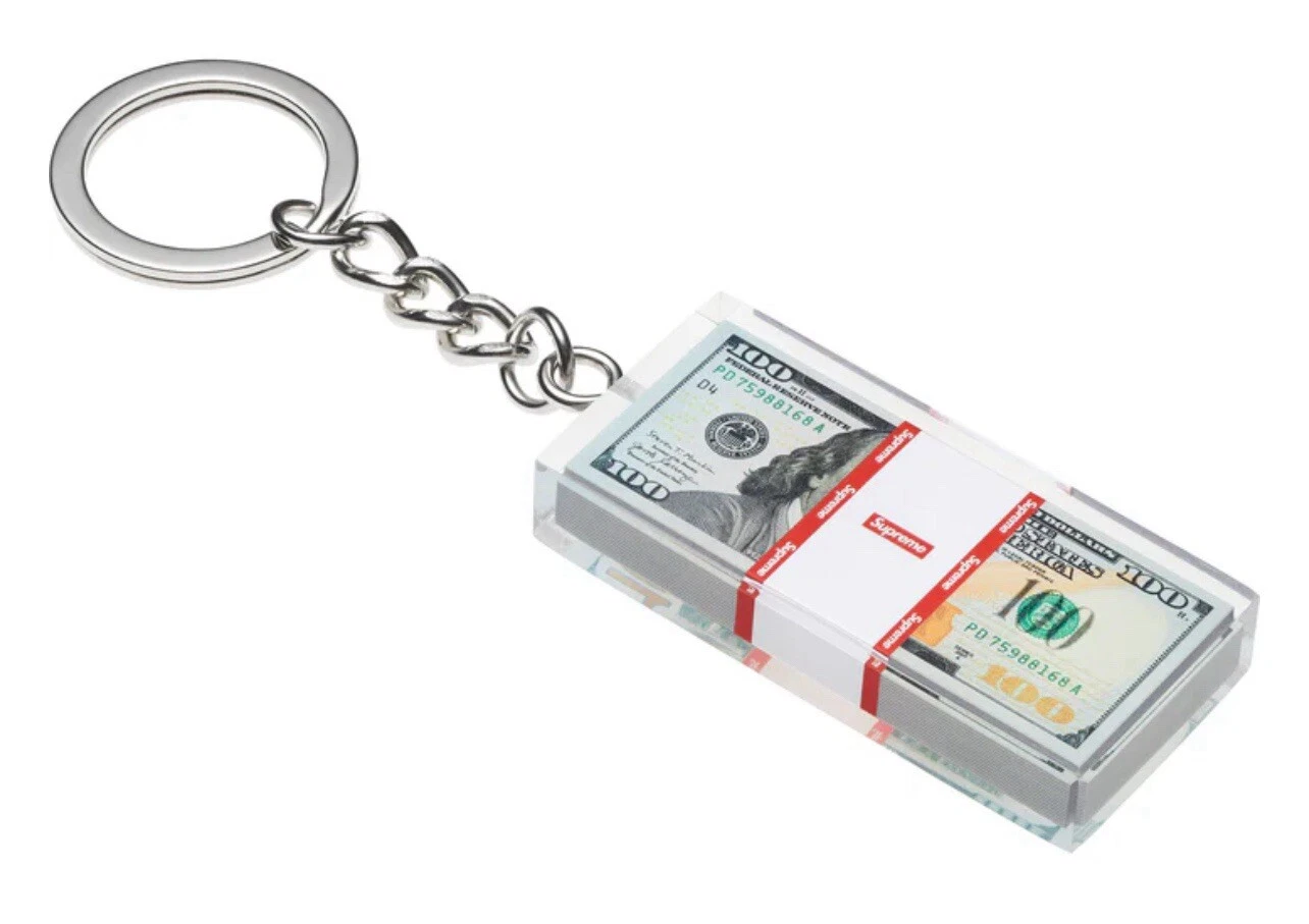 Porte clés Supreme Cash Paperweight Lucite FW24 New York 2024 NEUF
