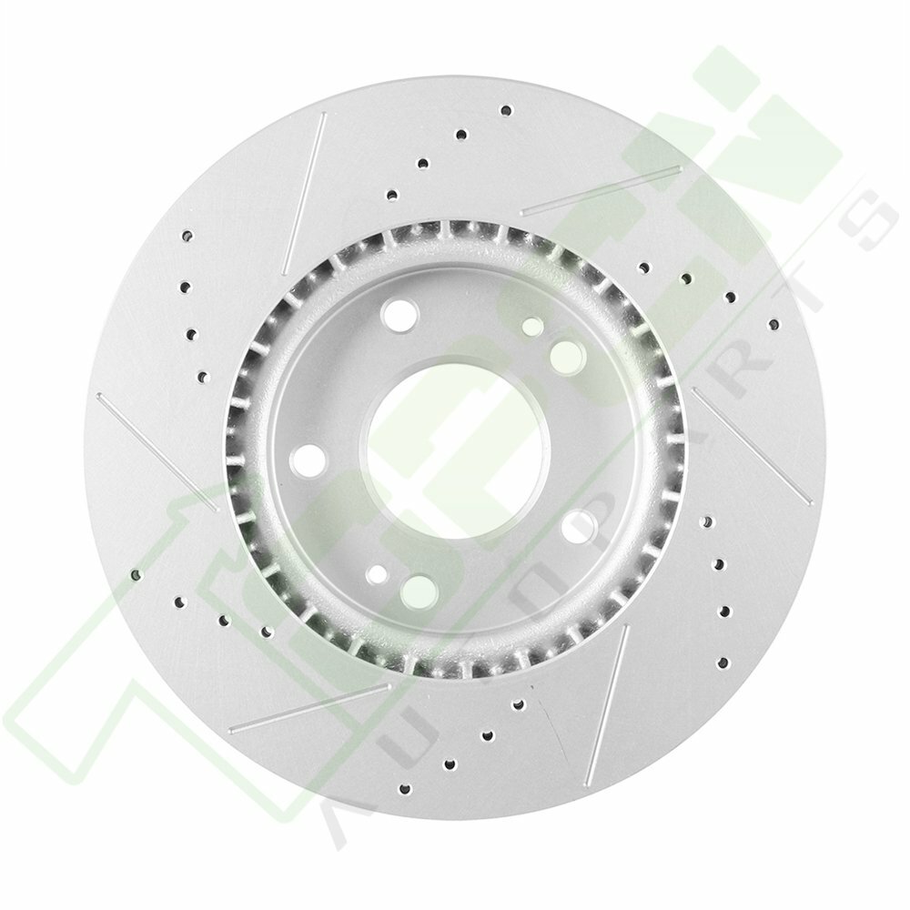 Slotted Front Rear Brake Discs Rotor For Hyundai Elantra GT 2013 2017