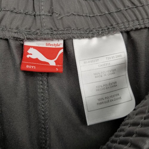 Puma Kid's Boys Gray 100% Polyester Activewear Training Pant Size Small - Picture 11 of 12