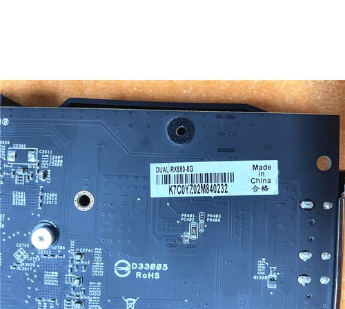 GPU ASUS AMD DUAL Radeon RX 580 8G GDDR5 AMD Graphics Card PCI Express 3.0 16X - Picture 6 of 6