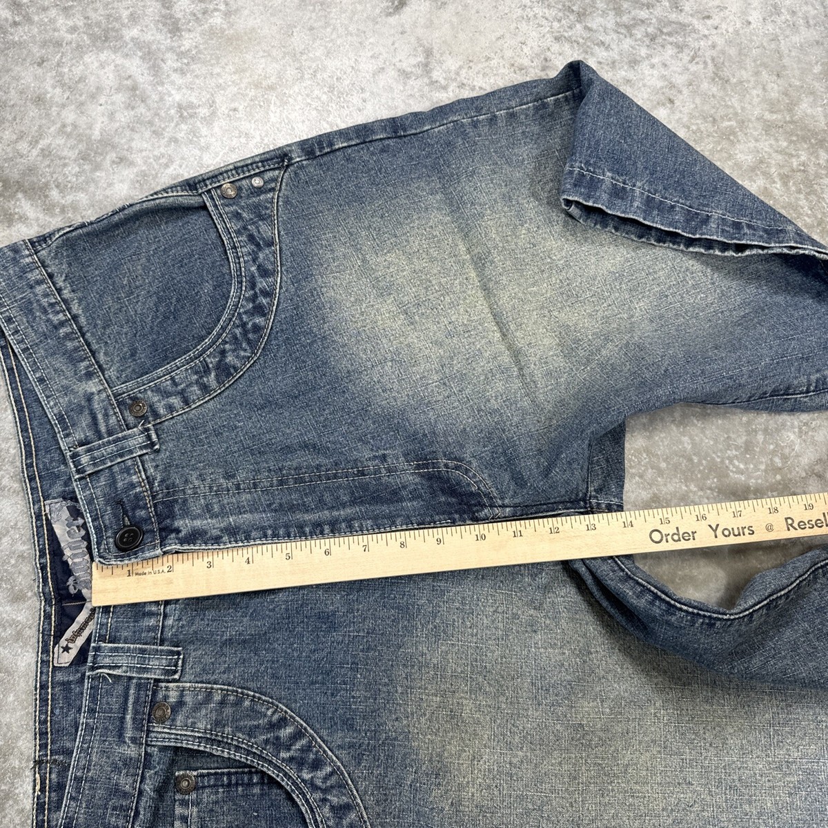 Vintage Y2K Raider Baggy Shorts mens 38 38x13 blue denim Vintage Y2K Raider Baggy Shorts mens 38 38x13 blue denim