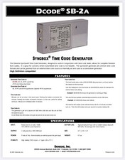 Denecke SB-2 Dcode Timecode Lockit Box for Red, ARRI, Blackmagic, Sony, Canon