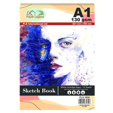 A1 Sketch Pad Cartridge Paper Book White Sketching Drawing Painting Doodling Art