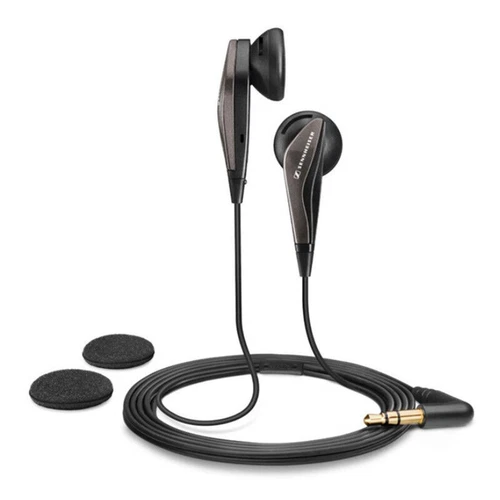 Cuffie In-Ear Originali Sennheiser MX375 Tipo Piatto Cuffie - Nero Nuove - Foto 5 di 9
