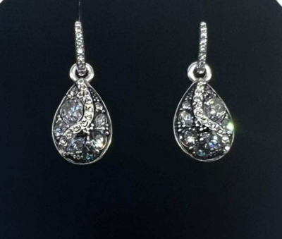 Brighton💎 Trust Your Journey Blue Earrings preown Dust Bag