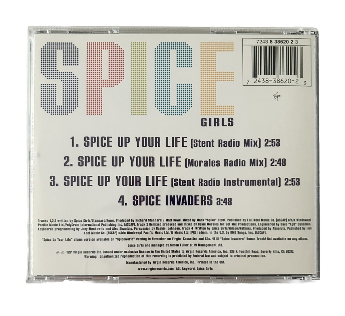 SPICE GIRLS Spice Up Your Life Remixes Maxi-Single CD VG+/VG