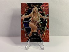 2022 Panini Select WWE Dana Brooke Premier Level Red Wave Parallel