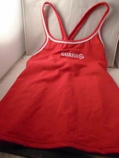 Dolfin Reliance Chlorine Resistant Women's Top Swimwear RED, SIZE LARGE 