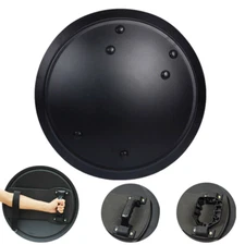 20.5In Metal Anti-Riot Shield Round Handheld Police Tactical Security Protection