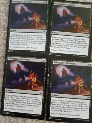 MTG 4 x Renegade's Getaway - Aether Revolt - NM