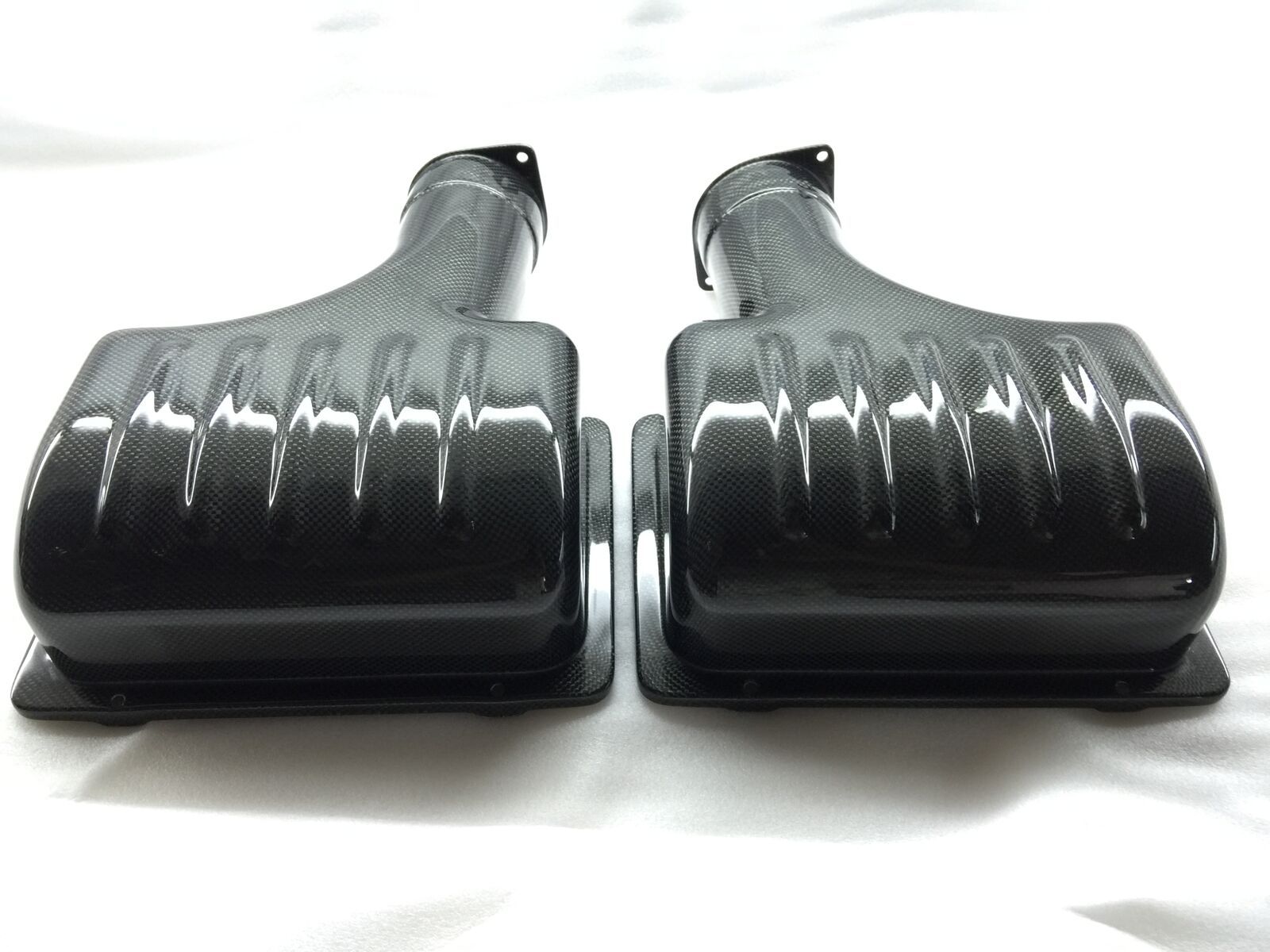 Ferrari 360 Challenge Stradale, Carbon Fiber Air Box Lid Covers, 1x1 Weave, New