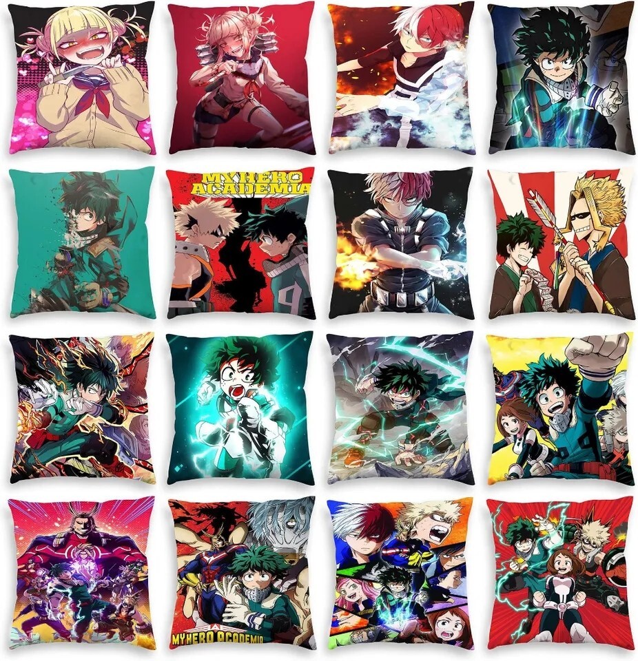 My Hero Academia Cushion Cover 45×17 11/16in Model At Choice Deku Midoria