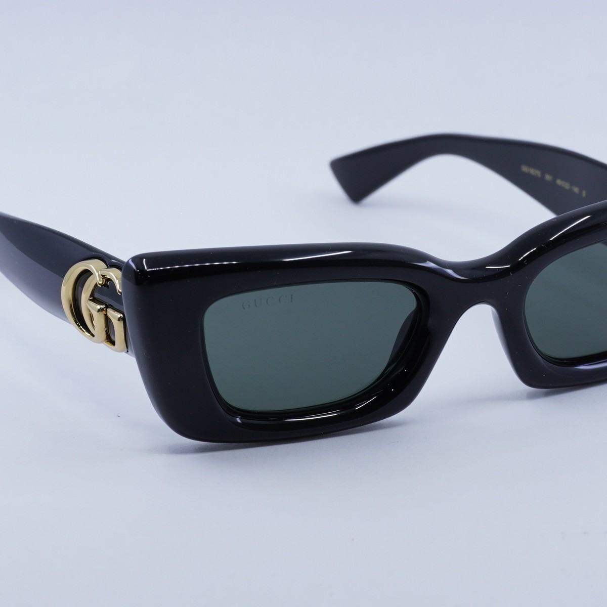 Gucci GG1827S 001 Shiny Black/Grey 49-22-145 Sunglasses New