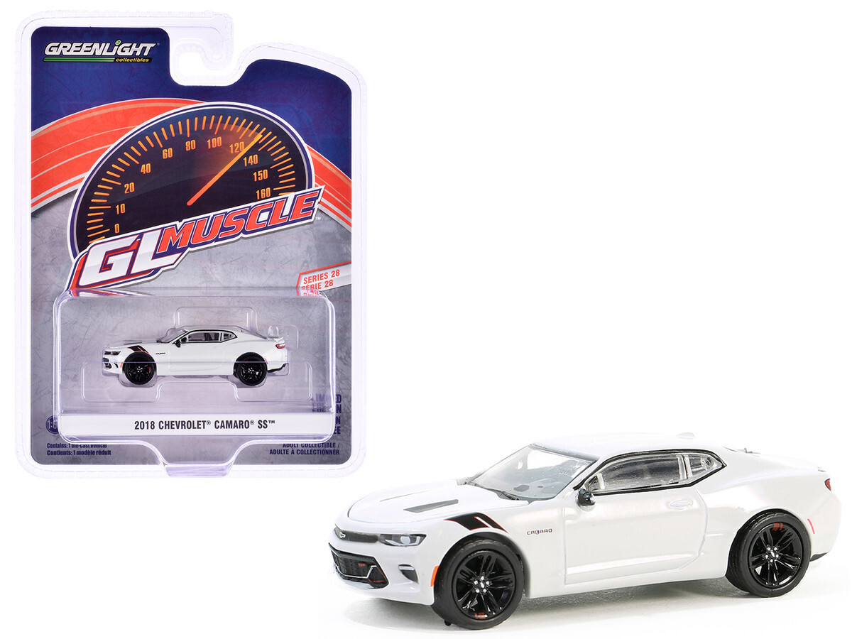 GREENLIGHT　1/64　カマロ　チャレンジャー　ビュイック　3台セット Greenlight 2018 Chevrolet Camaro SS Redline Ed. Silver Ice 1/64