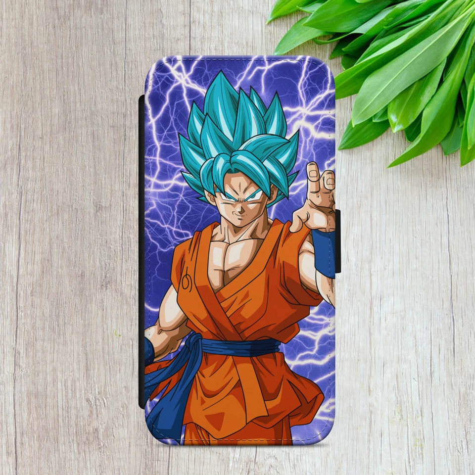 DRAGON BALL FLIP FOR IPHONE SAMSUNG GOOGLE GOKU ANIME WALLET PHONE CASE COVER - Image 2 of 4