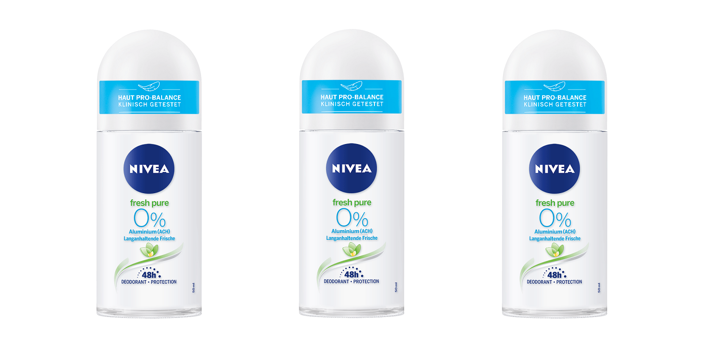 3x Nivea fresh pure Deo Roll-On , 3x50ml EAN42389354