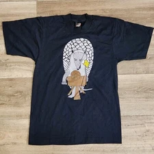 Vintage Armadillo Armory Texas Men Small Screen Stars Best Single Stitch T-Shirt