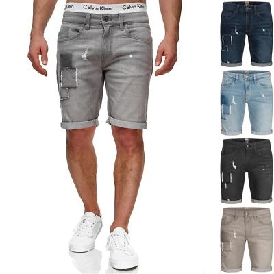 Indicode Short en jean homme Roberts-bermuda denim court pantalon court - Photo 1/2