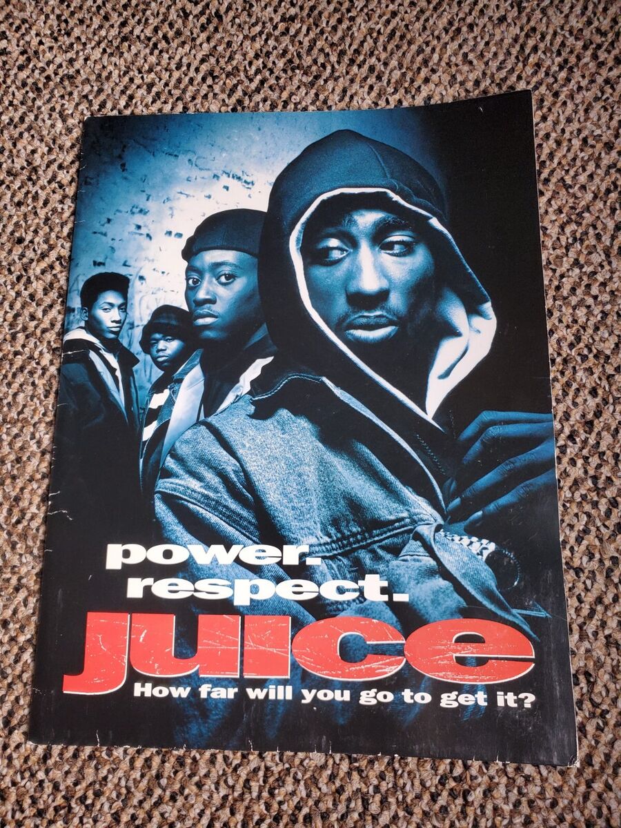 Tupac Shakur 2pac Juice Original 1992 Movie Press Kit Folder Tupac Shakur 2pac Juice Original 1992 Movie Press Kit Folder