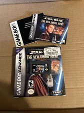 Star Wars: The New Droid Army Nintendo Game Boy Advance 2002 COMPLETE w/Box