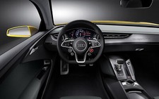 Cars 2013 audi sport quattro concept tuning Desk Mat Stitched