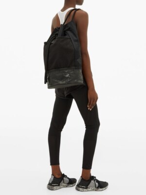 Stella McCartney x Adidas Black Gym Sack Athleisure Boxing