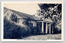 The Little White House Warm Springs GA First Day Issue Cancel Postcard 1945