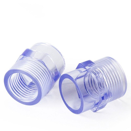 Transparency PVC Pipe Connector Water Tube Adpater Hose Fitting 20-110mm Diamter - Picture 39 of 40