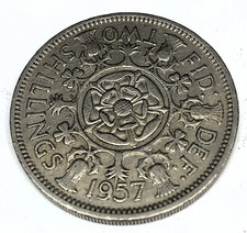# C390     GREAT BRITAIN     COIN,    FLORIN    1957