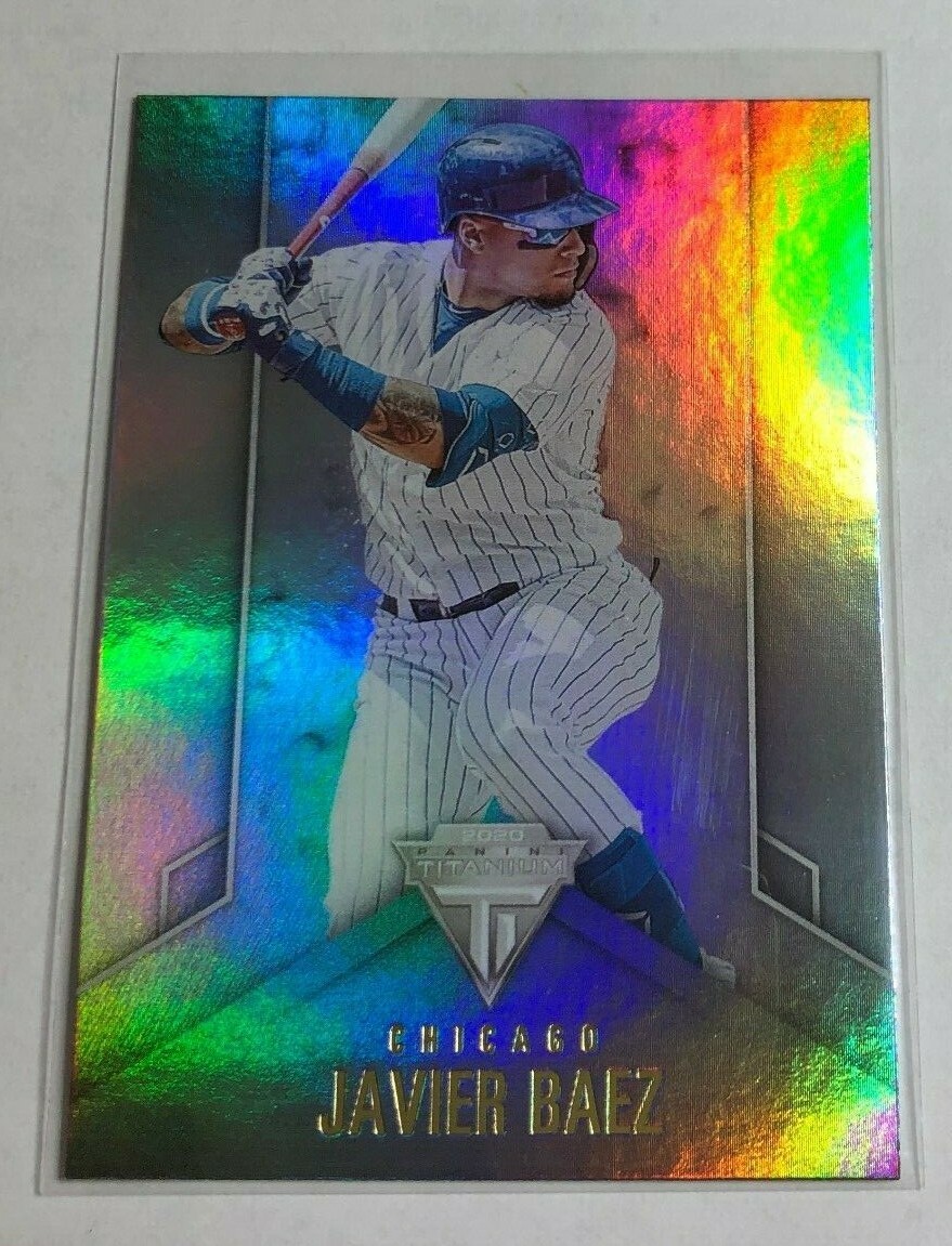 2020 Panini Chronicles TITANIUM Version JAVIER BAEZ Cubs #2 | eBay