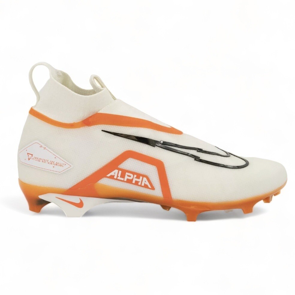 Nike Alpha Menace Elite 3 Orange White Football Cleat Men  display picture 3
