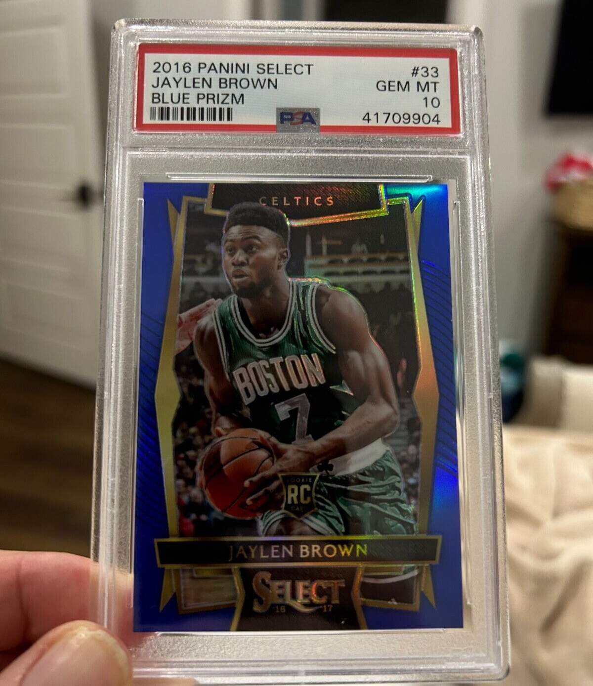 2016-17 Panini Select -  Blue Prizm #33 Jaylen Brown /299 (RC)