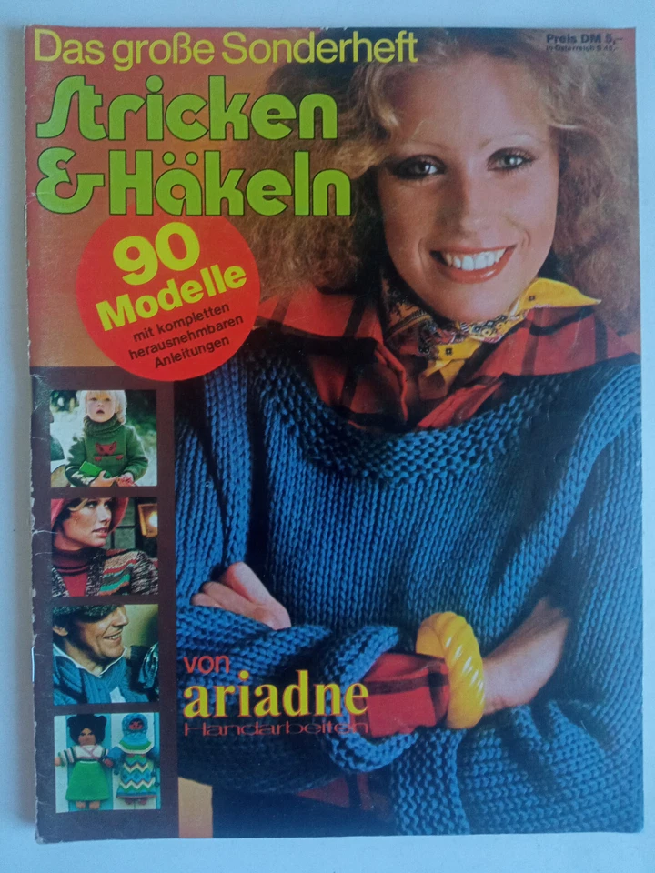 Ariadne - Das große Sonderheft Stricken & Häkeln 1975 - 90 Modelle mit Anleitung - Bild 1 von 1