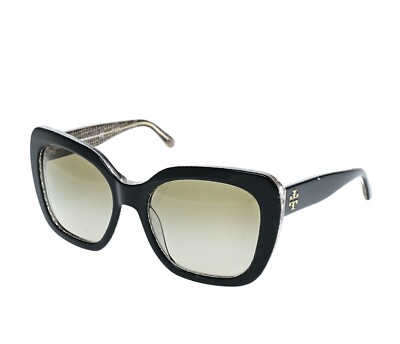 Tory Burch TY7127 Woman's 56mm Square Sunglasses in Black/Smoke Gradient  R1061