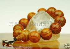 Rosenholz Armband Natur Herren Kugeln Maserung Braun Elastisch Handarbeit Rund