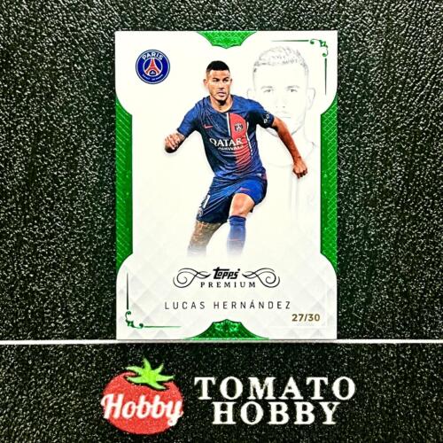 Topps Premium Team Set 2023-24 Lucas Hernandez /30 Emerald PSG