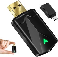 Mini adaptador inal mbrico CarPlay para iPhone, convierte el sistema con cable..