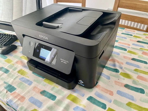 Epson WorkForce Pro WF-3820DWF Colour Inkjet All-In-One Printer Wi-Fi Air Print - Picture 1 of 6