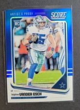 Leighton Vander Esch 2018 Panini Honors  Blue Artist's Proof #8/35 RC Cowboys