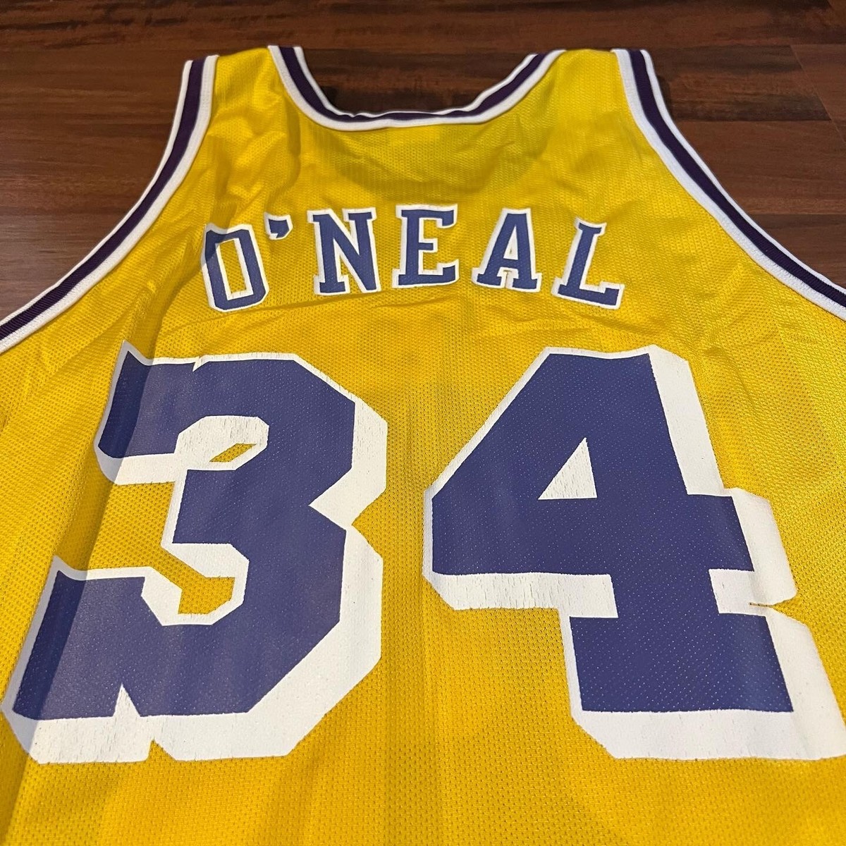 Shaquille O'Neal LAKERS ユニフォーム Shaquille Shaq O'Neal Champion Los Angeles Lakers NBA
