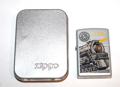 Zippo Feuerzeug 671 Turbine Steam Locomotive 1999 - Lionel Train - ungezündet-