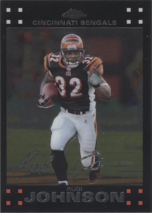 2007 Topps Chrome Rudi Johnson #TC121 - 1 of 2