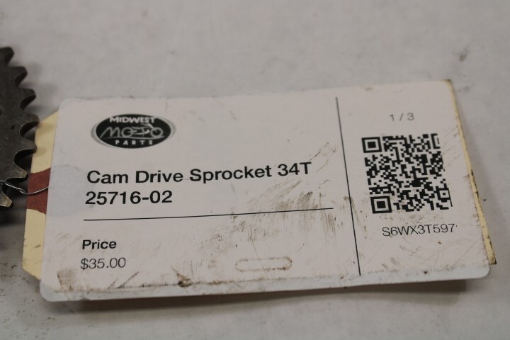 25716-02 Cam Drive Sprocket 34T Harley Davidson | eBay