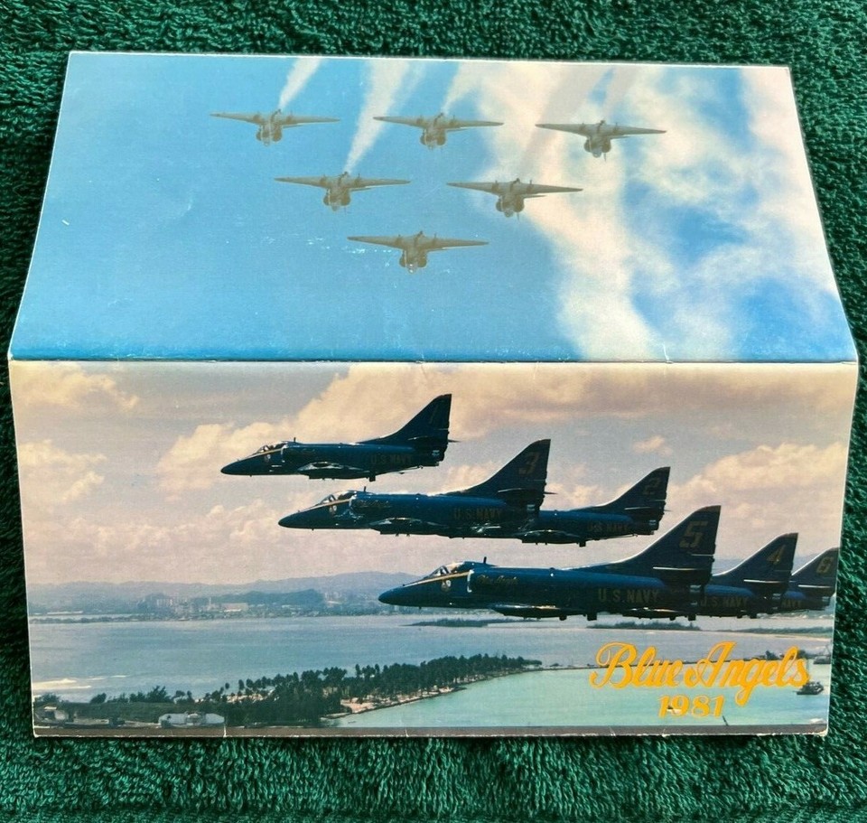 Blue Angels Folder ~ 1981 ~ Baseball Card Pictures ~ ~ ~ Check Pictures ...