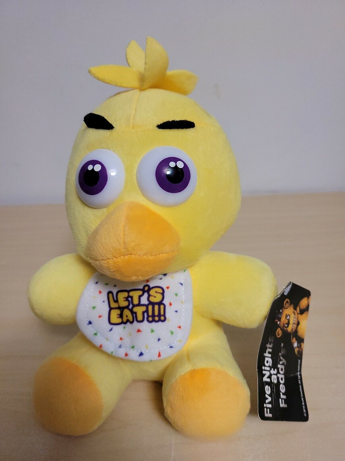 Five Nights At Freddy's Chica Plush 14” Let's Eat FNAF Good Stuff 2017 NWT