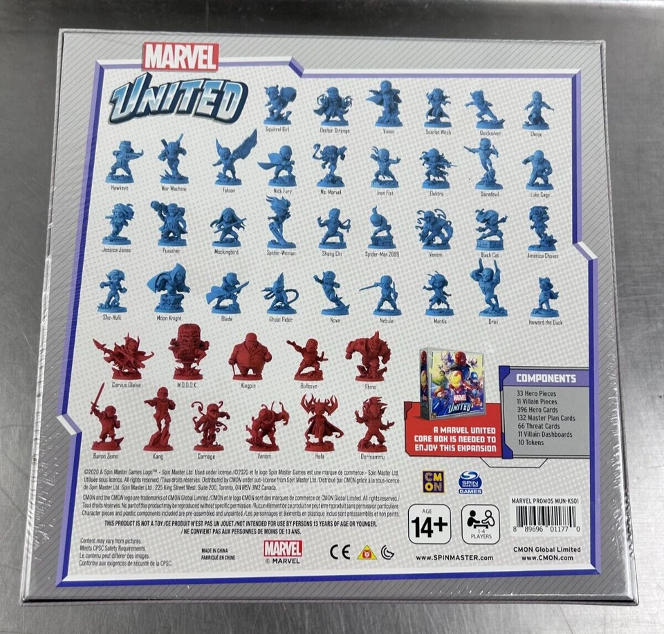 Juego de Mesa Marvel United (Exclusivo de Kickstarter) NUEVO PRECINTADO Foto 2 de 2