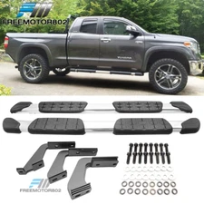 Fit 07-21 Toyota Tundra Double Cab 82" Side Step Bars Rail Running Board