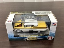 M2 Machines Autothentics 1957 Mercury Turnpike Cruiser Yellow White R27 164 Nib
